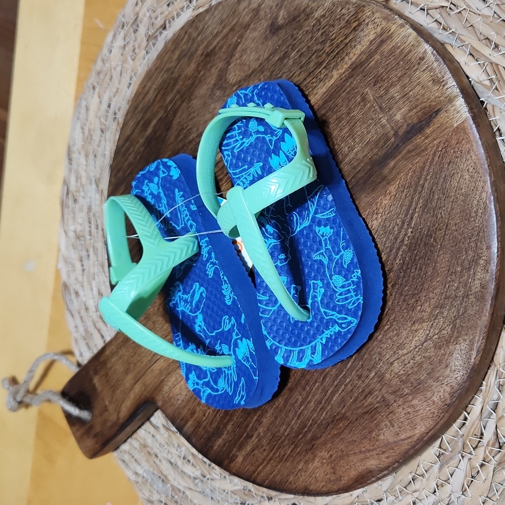 DINOSAUR FLIP FLOPS